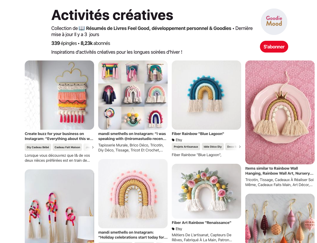 goodie mood, activités créatives sur pinterest