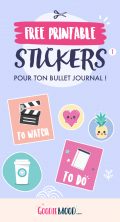 Printable : Stickers pour ton Bullet Journal à imprimer gratuitement