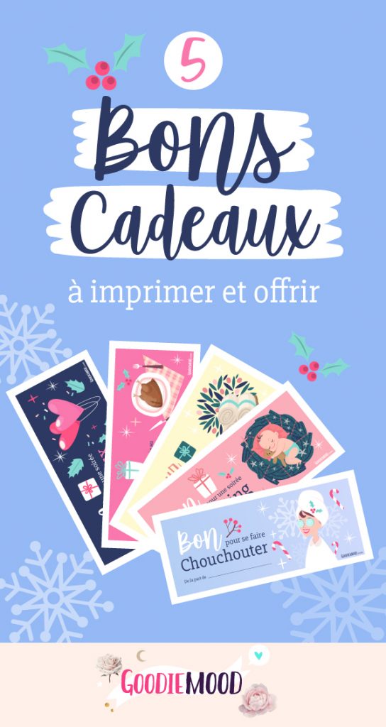 Printable : 5 bons à imprimer et offrir pour un cadeau minimaliste