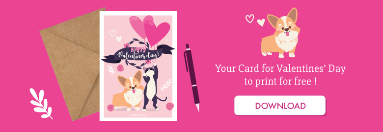Click to download your free card for Valentines'day 2019