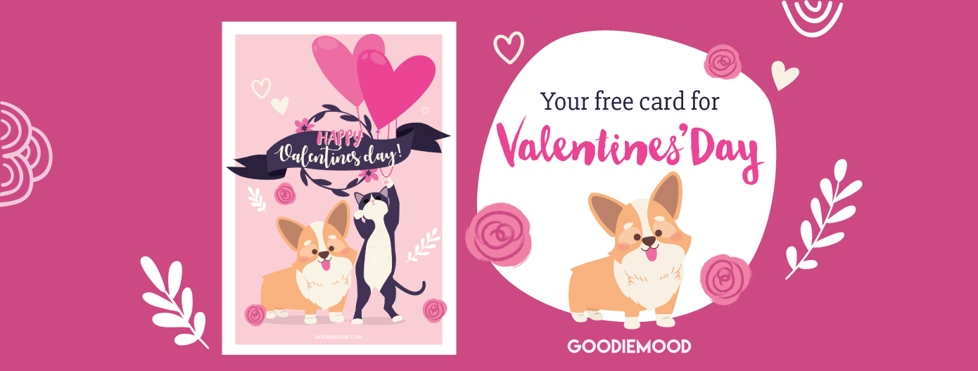 Download your free card for Valentines'day 2019
