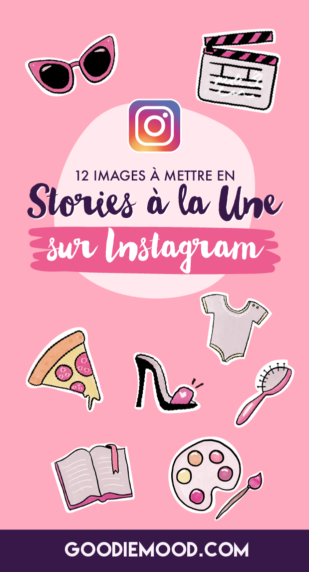 Télécharge tes 12 images à mettre en couverture à la une sur instagram ! #story #stories #instagram #picto #procreate #illustration #mignon