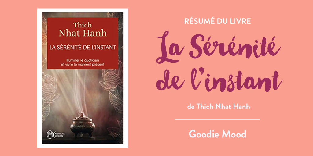 Resume Du Livre La Serenite De L Instant De Thich Nhat Hanh Goodie Mood