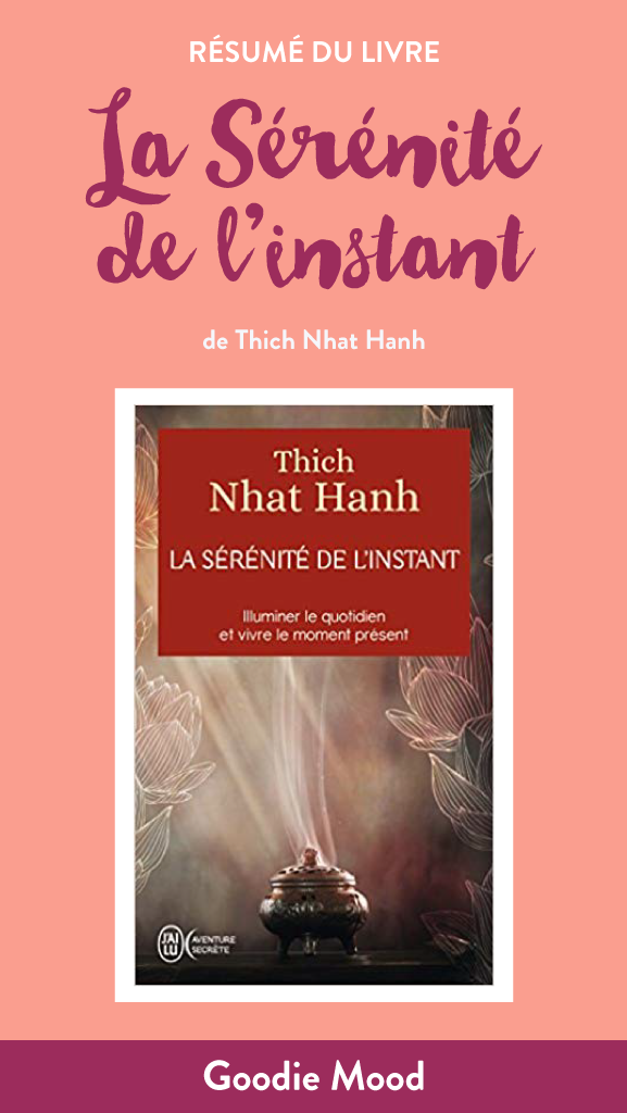 Résumé du livre "La sérénité de l'instant" de Thich Nhat Hanh #developpementpersonnel #inspiration #Infographie #spiritualite