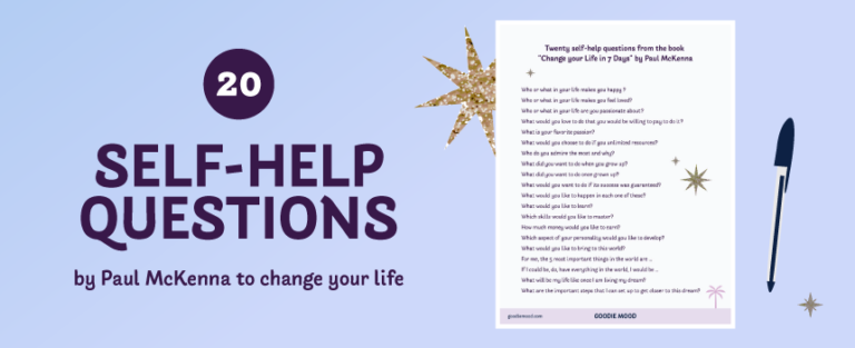 20 Questions by Paul McKenna to Change your Life - Goodie Mood