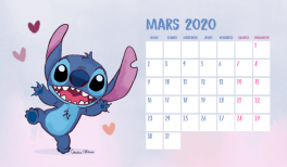 Téléchargez gratuitement le fond d'écran Stitch pour mars 2020 - vignette - Goodie mood le blog. feel good