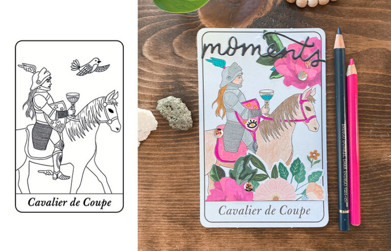 Tarot à Colorier : Ma Famille des Coupes - Goodie Mood