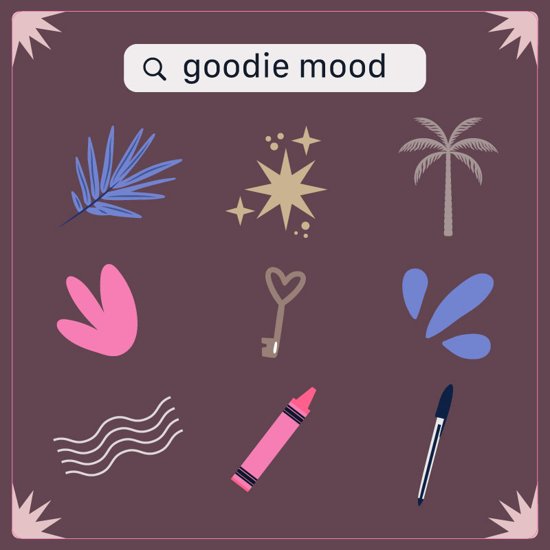 retrouvez mes gifs illustrés Goodie Mood sur Instagram et Giphy